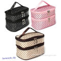 Hot Sale Dot Bilayer Storage Bag For Women Multifunctional Bag Polyester Bulky Handbag For Bedroom